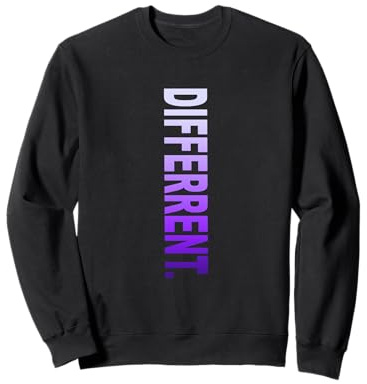 Gráfico morado diferente en morado Sudadera