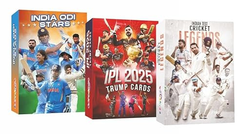 Aamango Collezione Indian Cricket (Indian Test Legends + Indian ODI Stars + IPL 2025)