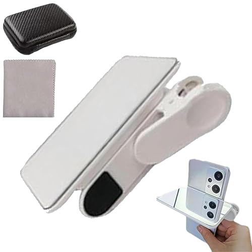 Spiegelreflexion Für Handykamera, 2 Stück Handy Spiegelreflektor Verstellbarer Kamera Spiegelclip Für Smartphones, Verstellbarer Smartphone Kamera Spiegel Reflexion Clip Kit, Kreative Fotografie
