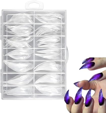 Gel nagelformer – blandade sprickbeständiga, nagelformer för örnklo, för kvinnor mamma flickvän proffs hemsalong studio vardagskläder
