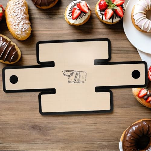Gatuida Esterilla de Silicona para Hornear Pan Fácil de Limpiar Antiadherente para Hornear Galletas y Pan de Masa Madre Soporte con Mango para Horno Holandés