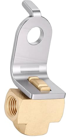 ZDAGELD Tee de Línea de Freno de 3 Vías con Soporte de Montaje Accesorio de Línea de Freno Hembra de Latón de 3/16 pulg. Para Rosca 24 de /8 pulg., Construido de Latón, Garantiza