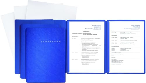 Pagna Bewerbungsset Spezial 3-teilig je3 Stück blau