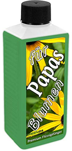 Papas Blumen-Dünger - Unser beliebter Universal-Dünger für Garten- und Zimmerpflanzen als flüssige Geschenk-Idee/Vater