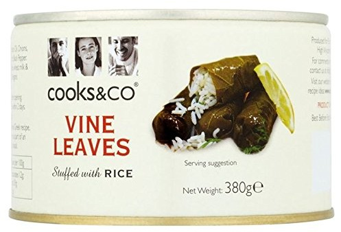 Cooks & Co Stuffed Vine Leaves 380g - Pack of 6