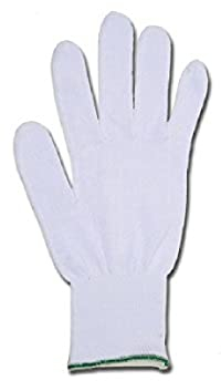 GIMA Guantes de algodón, tamaño 7,5, color blanco (Pack 10), 7,5 cm