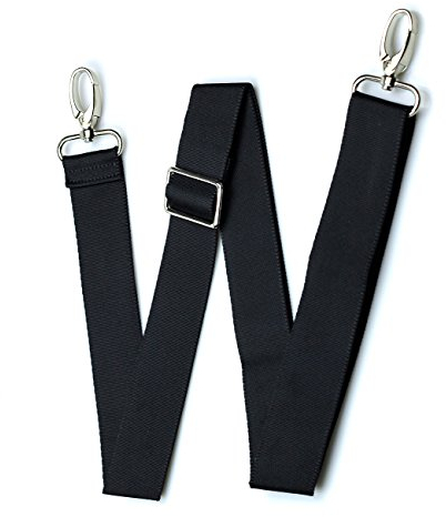 Hibate Schwarz Taschengurt 3.8cm Breit Taschengurte zum Wechseln Taschenband Schulterriemen Schultergurt für Taschen Trageriemen Taschenriemen Handtaschen Gurt