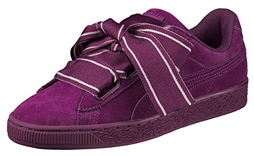 PUMA Baskets en Daim Heart Satin II Wn's pour Femme
