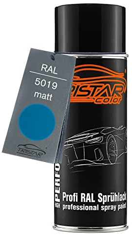 RAL 5019 Capriblau matt Lack Spraydose - Sprühdose 400 ml, schnelltrocknend | Sprühdose 400 ml, schnelltrocknend