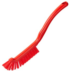 Haug Bürsten Weed Brush Crevice Cleaning Tiles Bathroom Grout Cleaner Corner Brush red