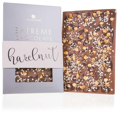 EXTREME NUSS - Tafel Vollmilch-Schokolade mit Haselnuss | 350 g | Riesen | Große | Riesige | Groß | Valentinstag | Geschenkidee | Männer | Frauen | Geburtstag | Mann | Frau