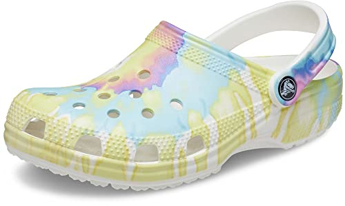 Crocs Unisex Classic Tie-dye Clogs Zuecos