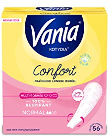 Vania Protège-Slips Confort Multiformes Non Parfumé