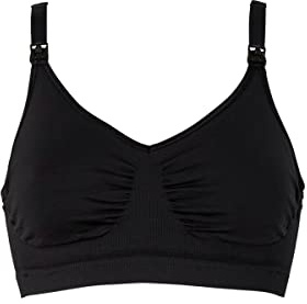 Medela 101038703 – Graviditets- och amnings-BH svart, storlek XL