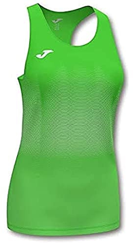 Joma Elite Débardeur de Course pour Fille, Garçon, Débardeur de Running, 901036.020, Vert Fluo, XXXXS-XXXS