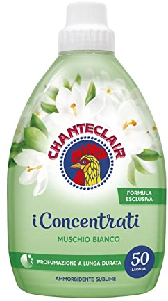 Testpaket ChanteClair Ammorbidente Ablandador de almizcle blanco (1 x 1000 ml) - Desengrasador universal ChanteClair Sgrassatore (3 x 625 ml)