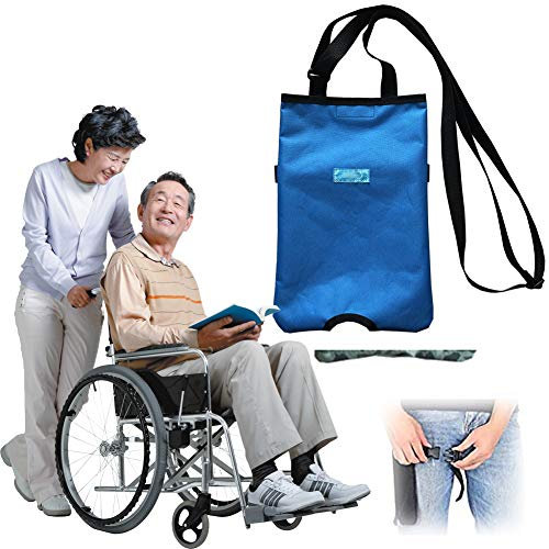 Enwepoeo wasserdichte Katheter-Tasche, Urinkatheter Leg Support Kit mit Verstellbarem Schultergurt, Kann Gewaschen und Wiederverwendet Werden für Home Reise Rollstuhl Bed, 2000ml,B,1500 ml