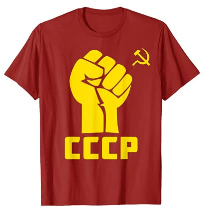 Sowjetunion Hammer und Sichel Mächtige Hand des Kommunismus T-Shirt