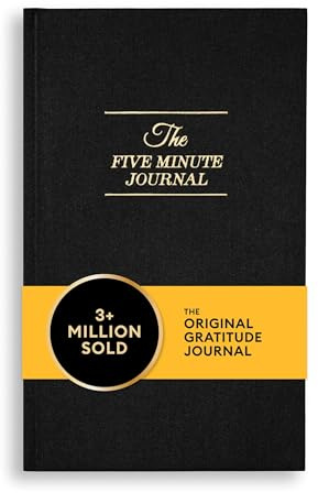 Intelligent Change: The Five Minute Journal - Original Daily Gratitude Journal for Happiness, Mindfulness, and Reflection - Daily Affirmations with Simple Guided Format - Undated Life Planner