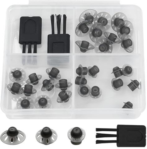 30 Stück Hörgerätekuppeln,Hörgeräte Schirmchen,Hörgeräte Kuppel Weich,Hörgeräte Zubehör Schirmchen,Open Domes Hörgeräte Ohrstöpsel, für hörgeschädigte Menschen (Größen Groß, Mittel, Klein)