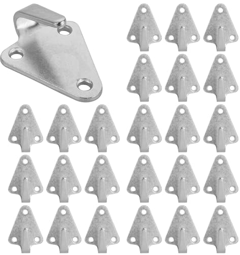 30 ganchos para lona de tres orificios, de metal, ganchos de fijación, ganchos tensores, soporte de red, para fijar redes de remolque, red de seguridad de carga, lonas