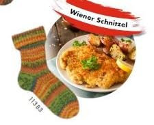 Opal Viel Gestricktes Österreich 2023 6fach Pullover-/u. Sockenwolle, 150g / 425 m LL, 75% Schurwolle/25% Polyamid,NS 3,5-4 (11383 Wiener Schnitzel)