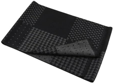 Herren Winter Wolle Plaid Schal Kaschmir Wolle verdicken solide warme Schals und Wraps für Männer Wollschals MK-13 One Size