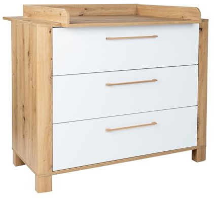 Arthur Berndt Wickelkommode Marlon Artisan Oak/Kreideweiß