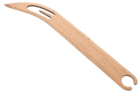 STOBOK Holz Webschiffchen Strickwerkzeug Handliches Weben Zubehör Für Anfänger Tapisserie Diy Handarbeit Strap Herstellung Buchenholz Langlebig Vielseitig Für Pullover Schal Mützen