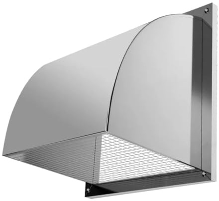 Dryer Vent Cover Outside External Extractor Wall Vent 304 Stainless Steel Ventilation Grill Hood 6 10 11.8 15 20 23.6 with Screen Exhaust Outlet(20 inches-500mm(20))