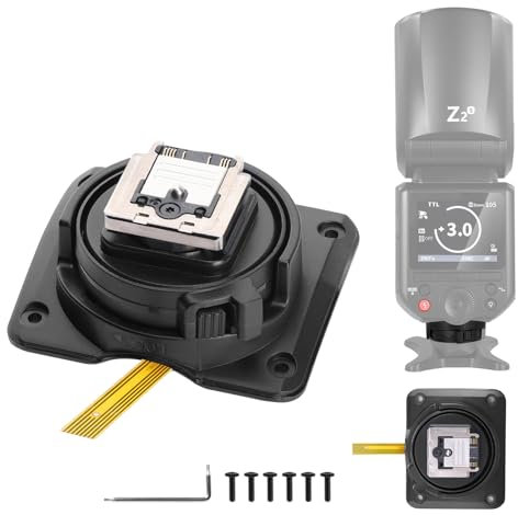 Neewer Z2-S Hot Shoe Replacement, Only for Z2-S Round Head Flash Compatible with Sony Camera, Speedlite Hot Shoe Adapter Repair Part with Upgraded Metal Contact Interface