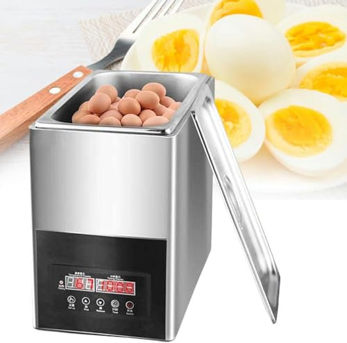 Electric Egg Cooker Boiler, 50pcs Hot Spring Egg Cooker, Low Temperature Cooking At 65~70℃, Commercial Large Capacity Egg Boiler~/