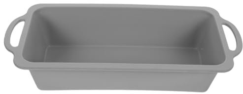 BEBEMOKO Molde De Pan De Antiadherente Con Refuerzo Metálico y Asas Para Hornear Panes Pasteles y Toasts De Limpiar y Usar Horno Microondas y Lavavajillas