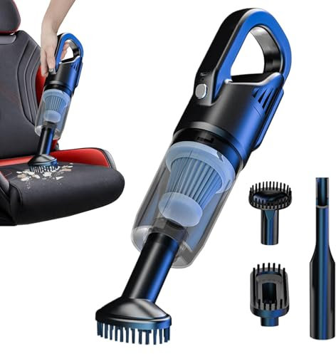 Mihauuke Aspirateur de voiture rechargeable - Aspirateur à main sans fil rechargeable - Aspirateur multifonction pour l'entretien de l'intérieur du véhicule