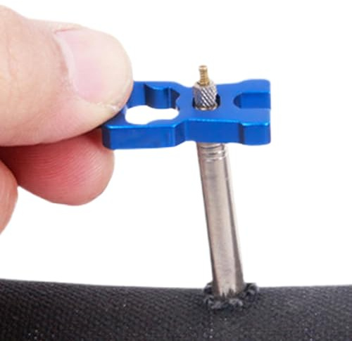 Manolyee Outil de dépose de valve de pneu, outil de dépose de noyau de valve, Clé à noyau de Valve multifonctionnelle, outil pour pneus de vélo, Outil de retrait de noyau de pneu, outils de réparation