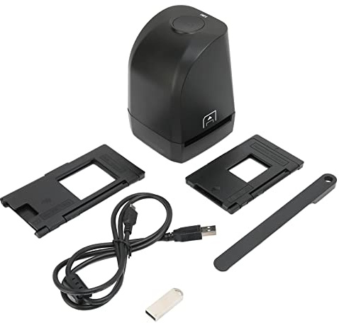 POENVFPO Scanner Portatile da 8 MP per Pellicole e Diapositive da 35 Mm, Convertitore Negativo da 135 Mm per W i N D o W S con Sensore CMOS