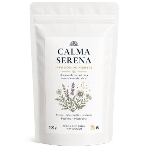 Calma Serena Infusión Relax 100g con Manzanilla, Melisa y Pasiflora