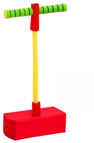 QUAHEAS Pogo Stick per Bambini 50cm Plastica Eva Impugnatura Antiscivolo Max 50kg Bastone Salto per Equilibrio Fitness Esercizio Gioco all'aperto in Giardino e Parco