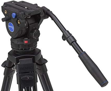 Benro S3 Carbon Single Tube Video Tripod w/ BV4H hd