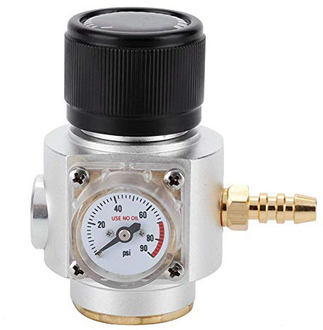 CO2 Mini Gas Regulator T21 * 4 Soda Pressure Gauge Wire CO2 Gas Regulator CO2 Charger Kit 0-90 PSI(for European)