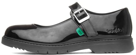 Kickers Women's Finley Mary Jane Leather School Shoes | Timeless Mary Jane Look | Everyday Comfort Fit, Cushioned for All-Day Wear
