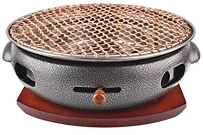Ferro in ghisa Barbecue Pentola per barbecue, consumatore multifunzione e professionale Grill a carbone di carbonio a carbone di carbone griglia a carbone di griglia padella,C