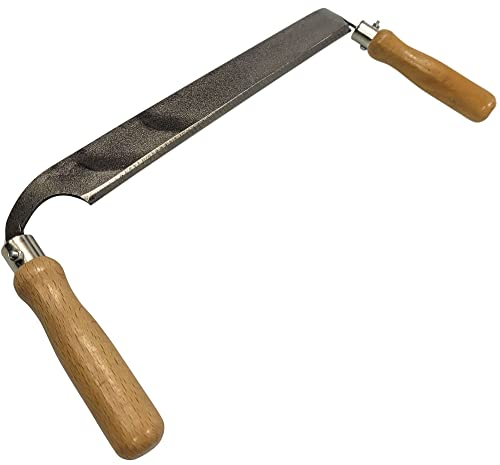 Zugmesser gerade Form mit 240 mm Ziehmesser Abziehmesser Zugklinge Klinge Abziehklinge Bogenbau Zug Messer Zieh Messer Schaber Rindenschäler Entrinder Zieheisen Abzieheisen Zugeisen