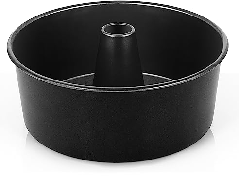 HaWare Ringkuchenform, 25,4 cm, groß, antihaftbeschichtet, Edelstahl, rund, Savarin-Form zum Backen, Geburtstag, geriffelte Ringkuchenform, hohles Design, gesund und ungiftig, leicht zu lösen und zu