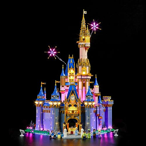 YEABRICKS LED Licht für Lego-43222 Disney Schloss Bausteine Modell (Lego set nicht enthalten)