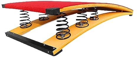 OQOPO Profi-Gymnastik-Sprungbrett für zu Hause, Robustes Kunst-Sprungbrett mit rutschfestem Filz für Sprung-Gymnastikbalken für das Heim-Fitnessstudio in der Schule
