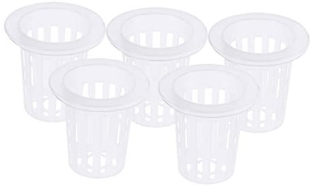 Kisangel 10st Pflanzkorb Aus Mesh Hydroponische Zuchtbecher Hydroponische Pflanzbecher Hydroponische Tassen Gartenkorb Aus Mesh Strapazierfähige Netztöpfe Korb Für Hydroponik Gemüse