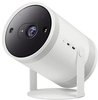 SAMSUNG THE FREESTYLE 2ND GEN SP-LFF3CLAXXXE Proiettore portatile con schermo da 100'', colore: Bianco (Reacondicionado)