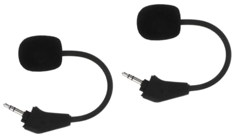 ibasenice 2stücke Gaming Headset Mikrofon Mit Geräuschunterdrückung Professionelles Poliges Mikrofon Für Pc Und Laptop -and-Play Langlebig Und Stabil Für Und Online-Gaming