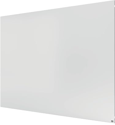 Nobo Infinity Whiteboard, Magnetische Schreibtafel ohne Rahmen, 120 x 90 cm, Direktes Zusammenfügen mehrerer Tafeln möglich, Abwischbare Wandtafel für Büro & Home Office, UV-gehärteter Stahl, 1915715